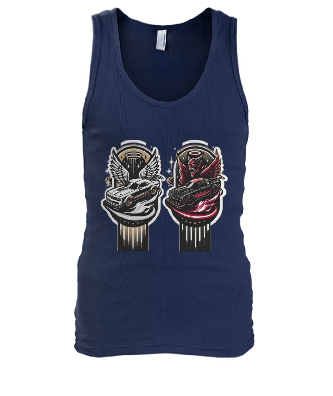 Angel Demon Car 2 (TankTop & More) Men's Tank Top