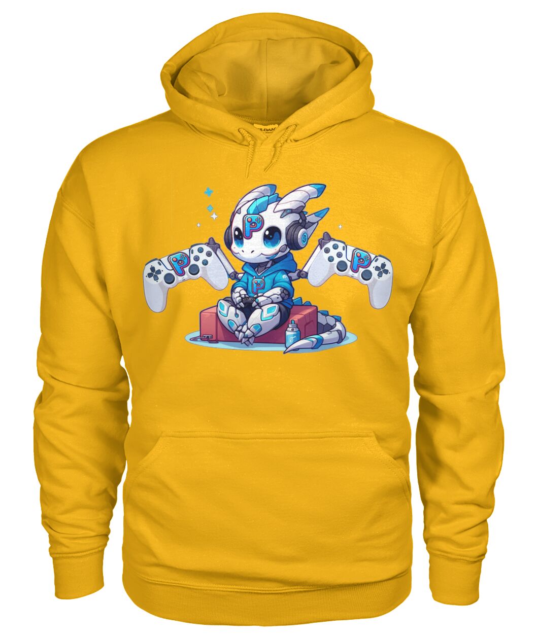 Console Dragons Blue (Hoodie & V Necks)