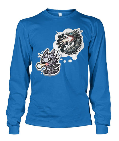 Mech Dragon (Hoodie & More) Unisex Long Sleeve