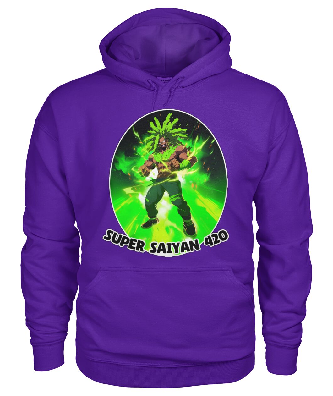 Super Saiyan 420 C (Hoodie & V Necks)