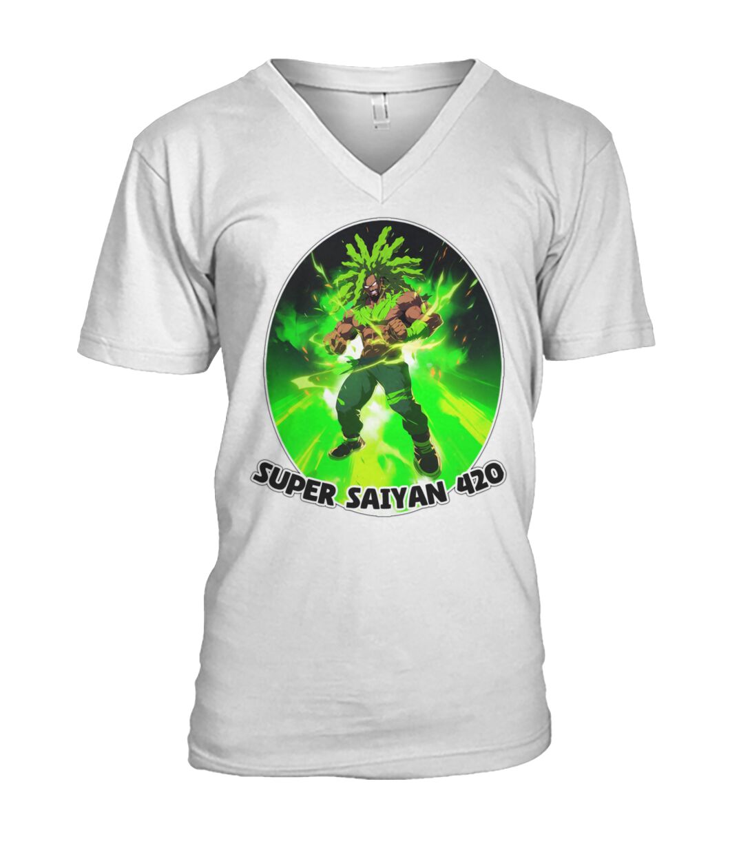 Super Saiyan 420 C (Hoodie & V Necks)