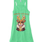 Merry Litmas Reindeer (TankTop & More) Women's Flowy Tank