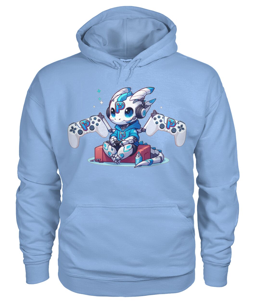 Console Dragons Blue (Hoodie & V Necks)