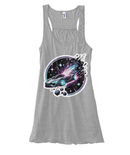 Cosmic Car Crash (TankTop & More) Women's Flowy Tank