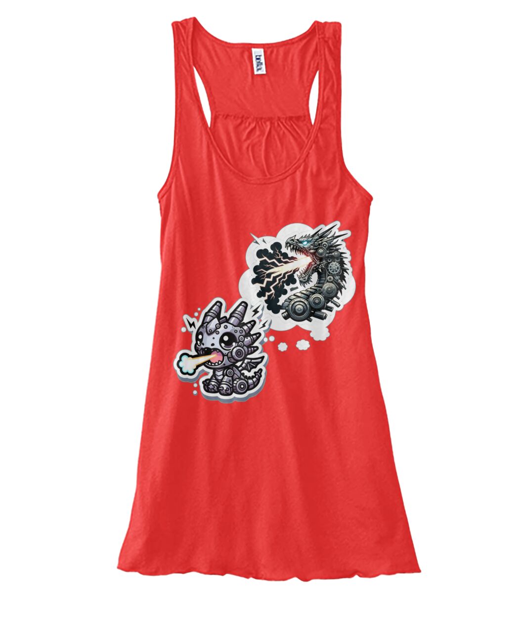 Mech Dragon (TankTop & More) Women's Flowy Tank