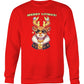 Merry Litmas Reindeer (Hoodie & More) Crew Neck Sweatshirt