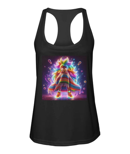 Super Infinity GIRL 1 (TankTop & More) Women's Racerback Sport Tank
