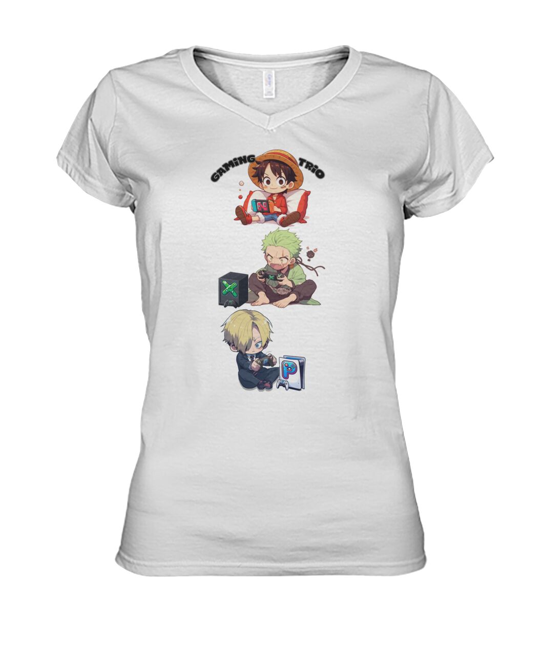 Gaming Trio 2 (Hoodie & V Necks)