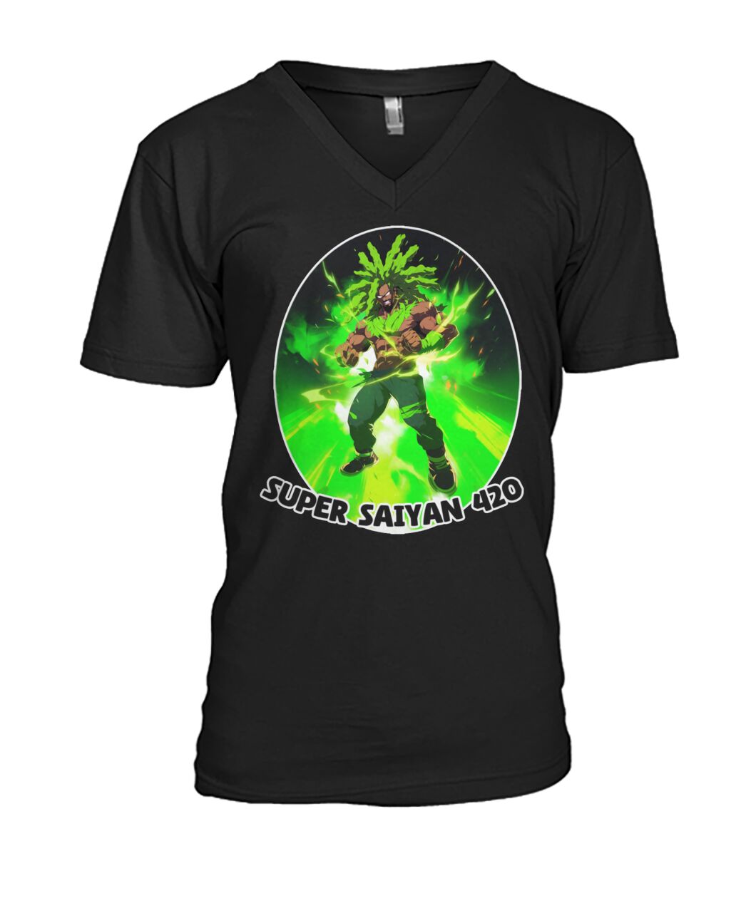 Super Saiyan 420 C (Hoodie & V Necks)