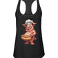 Chef Pig Hotdog (TankTop & More) Women's Racerback Sport Tank