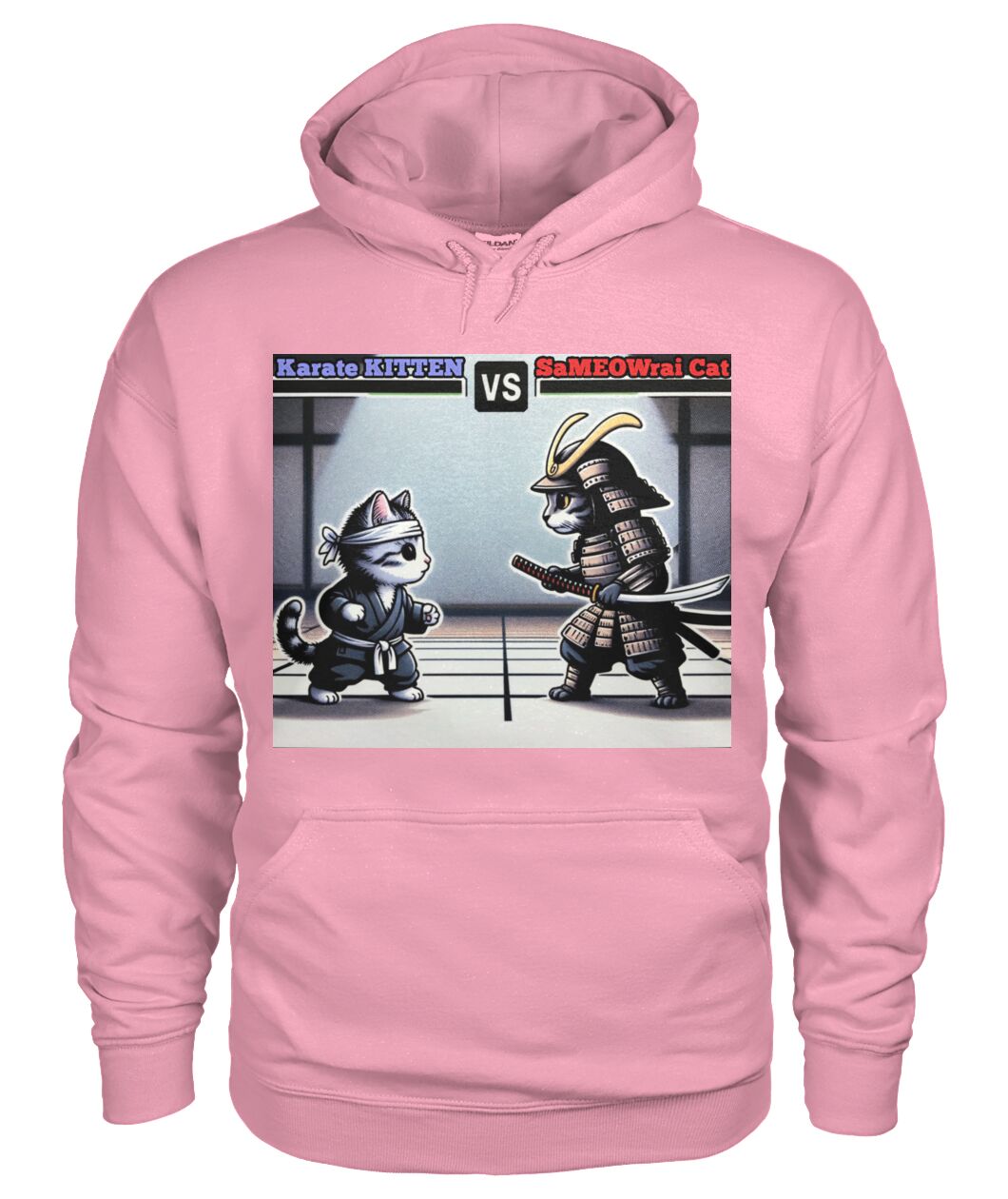 Karate vs Samurai Cat (Hoodie & More) Unisex Hoodie