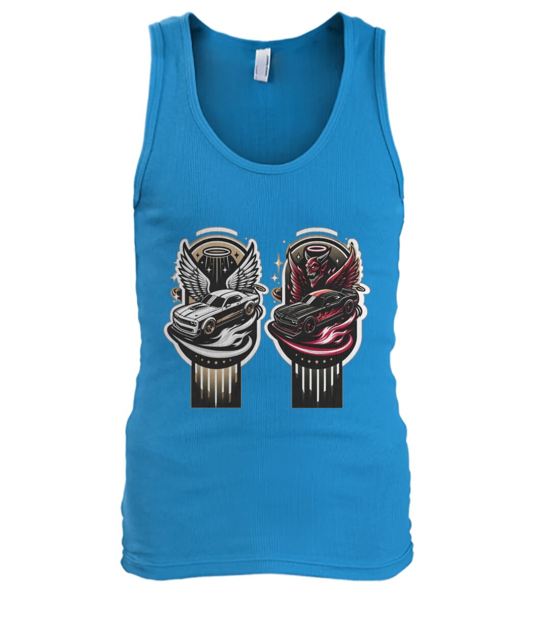 Angel Demon Car 2 (TankTop & More) Men's Tank Top