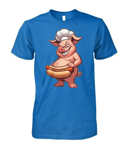 Chef Pig Hotdog (T-Shirt & More)