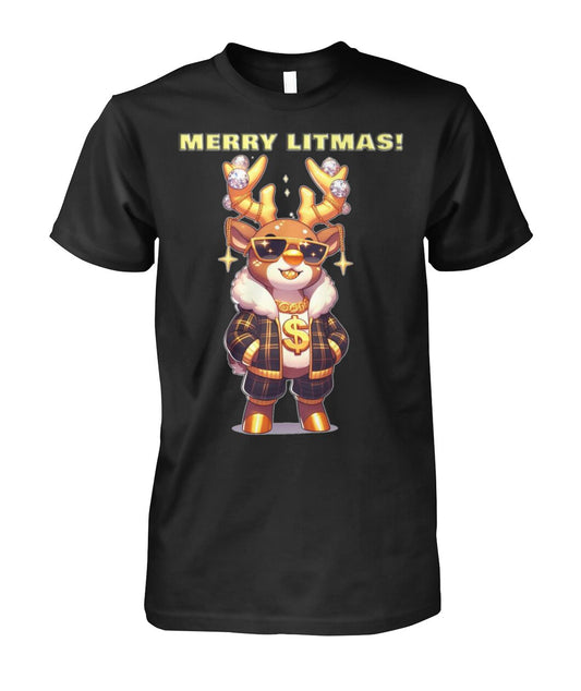 Merry Litmas Reindeer 2 (T-Shirt & More)