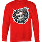 Mech Dragon Adult (Hoodie & More) Crew Neck Sweatshirt