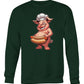 Chef Pig Hotdog (Hoodie & More) Crew Neck Sweatshirt