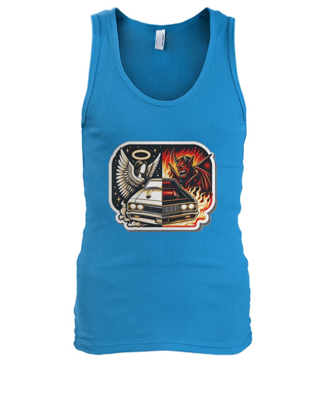 Angel Demon Car 1 (TankTop & More) Men's Tank Top