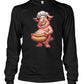 Chef Pig Hotdog (Hoodie & More) Unisex Long Sleeve