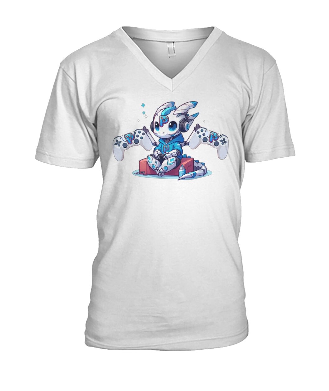 Console Dragons Blue (Hoodie & V Necks)