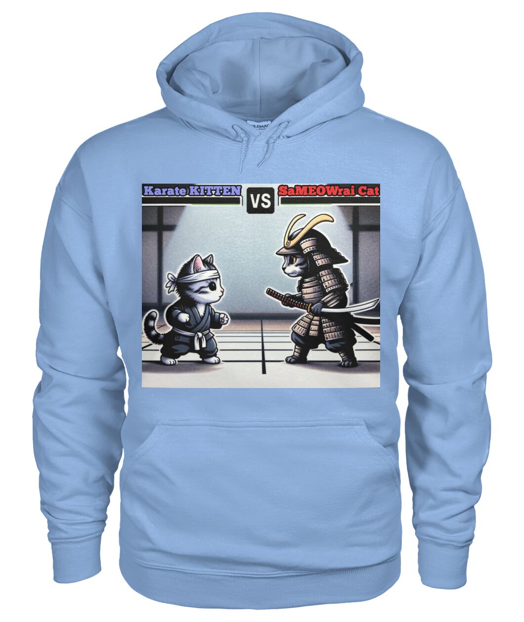 Karate vs Samurai Cat (Hoodie & More) Unisex Hoodie