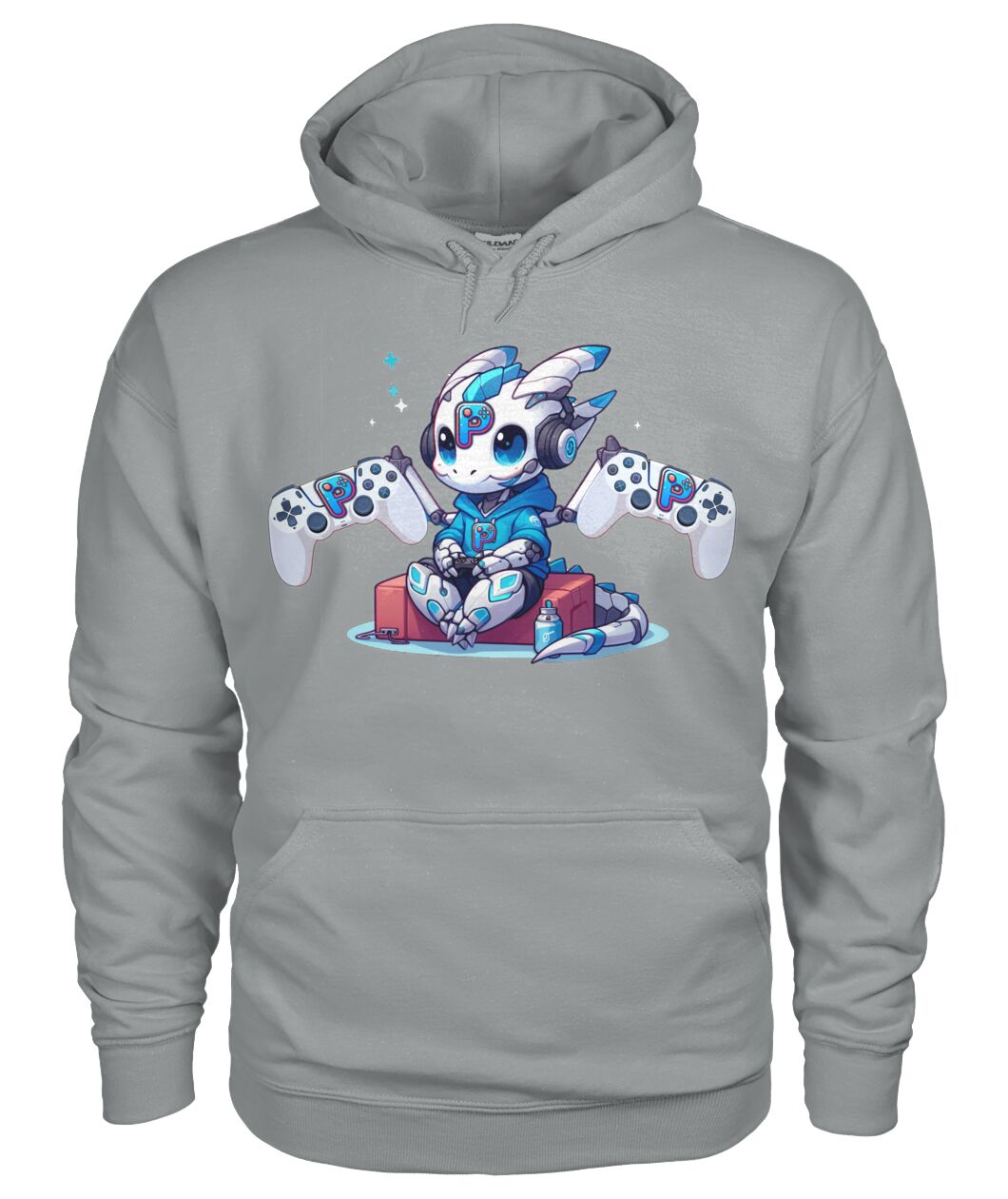 Console Dragons Blue (Hoodie & V Necks)