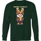 Merry Litmas Reindeer 2 (Hoodie & More) Crew Neck Sweatshirt