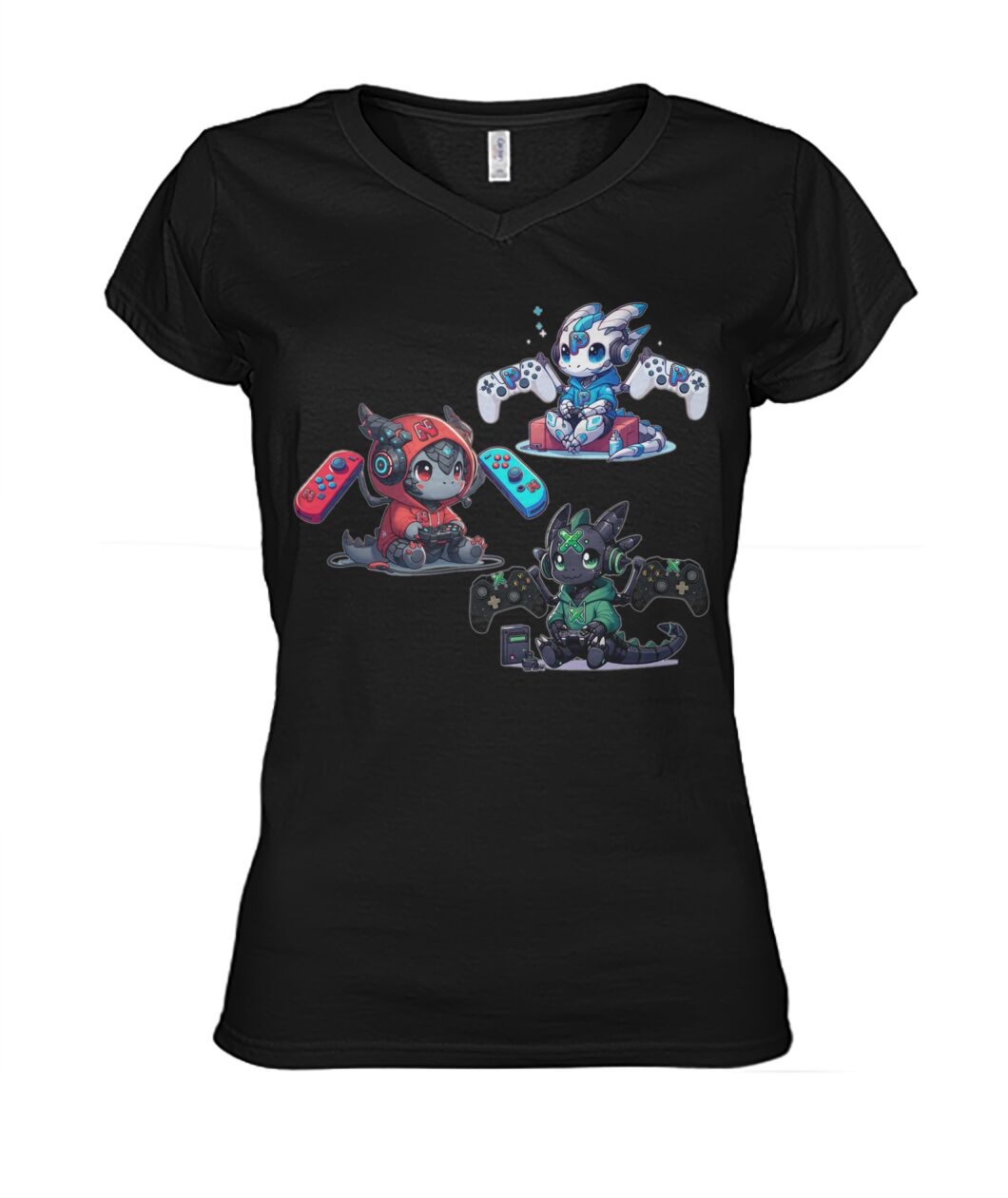 Console Dragons (Hoodie & V Necks)