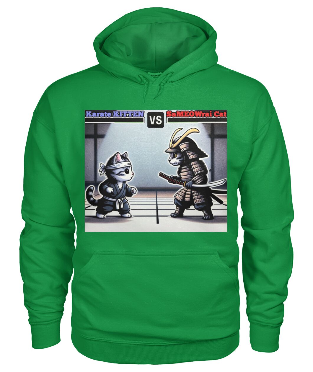 Karate vs Samurai Cat (Hoodie & More) Unisex Hoodie