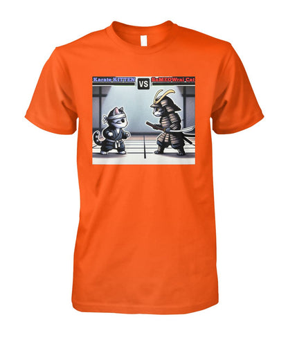 Karate vs Samurai Cat (T-Shirt & More)