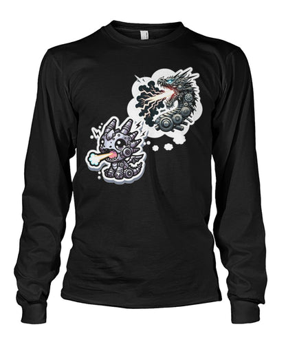 Mech Dragon (Hoodie & More) Unisex Long Sleeve