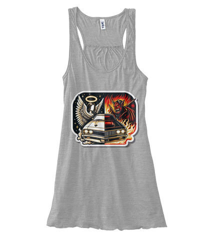 Angel Demon Car 1 (TankTop & More) Women's Flowy Tank