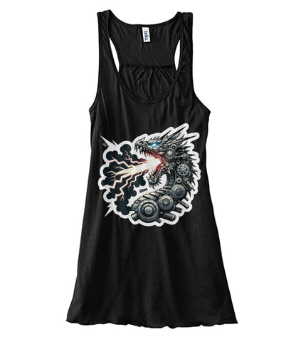 Mech Dragon Adult (TankTop & More) Women's Flowy Tank