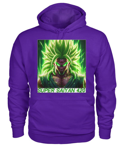 Super Saiyan 420 (Hoodie & V Necks)
