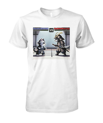 Karate vs Samurai Cat (T-Shirt & More)