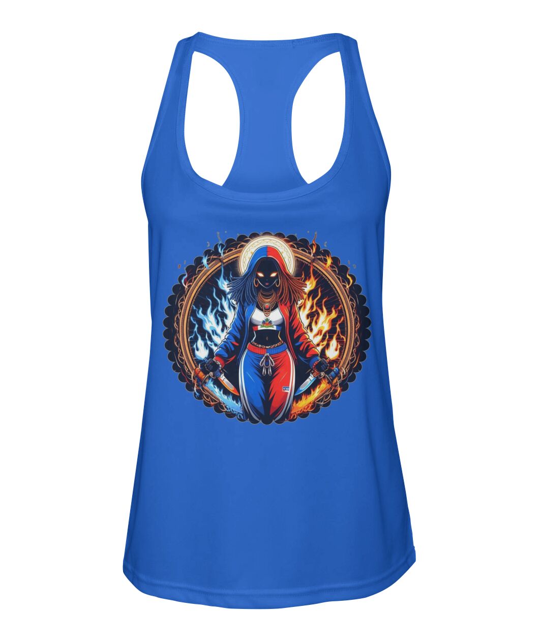 Haitian Goddess (T-Shirt & More) Women's Racerback Sport Tank