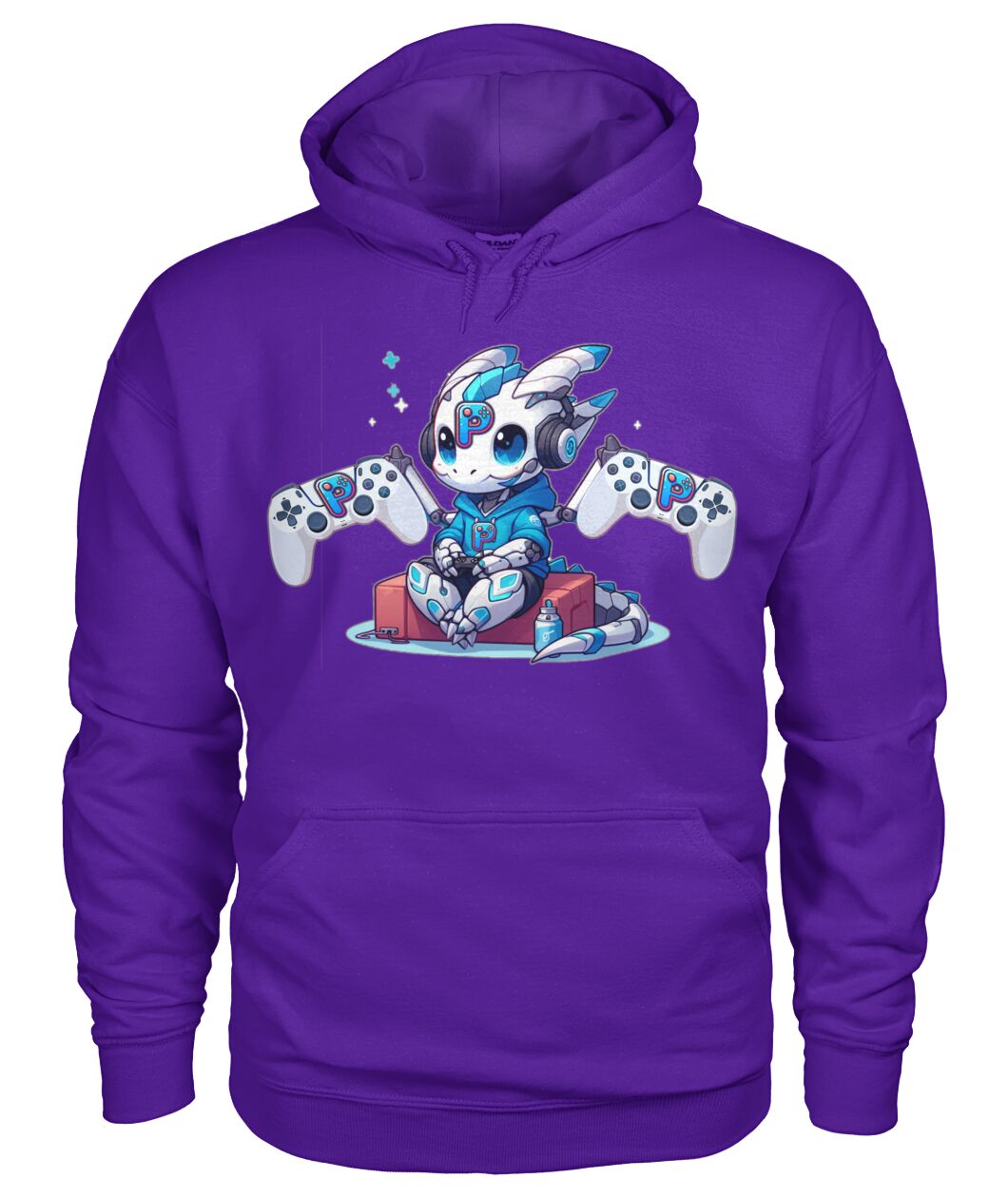 Console Dragons Blue (Hoodie & V Necks)