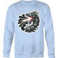 Mech Dragon Adult (Hoodie & More) Crew Neck Sweatshirt