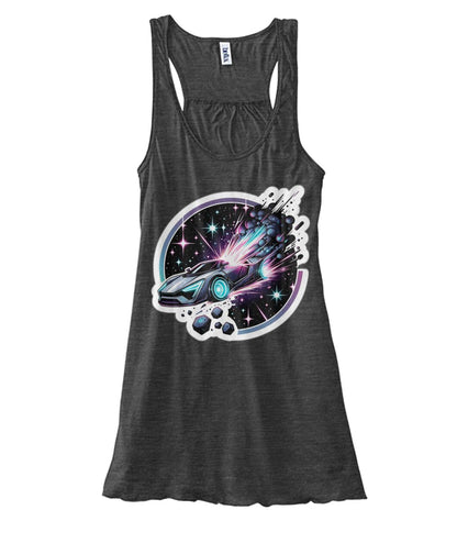 Cosmic Car Crash (TankTop & More) Women's Flowy Tank
