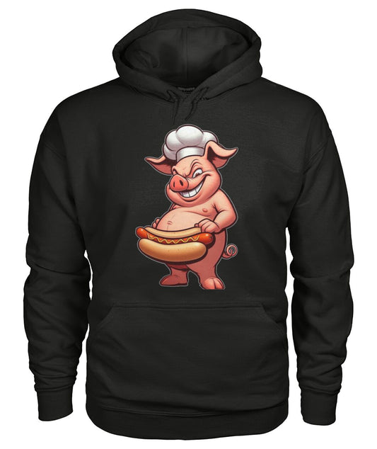 Chef Pig Hotdog (Hoodie & More) Unisex Hoodie