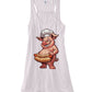 Chef Pig Hotdog (TankTop & More) Women's Flowy Tank