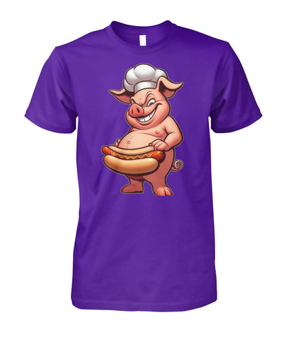 Chef Pig Hotdog (T-Shirt & More)
