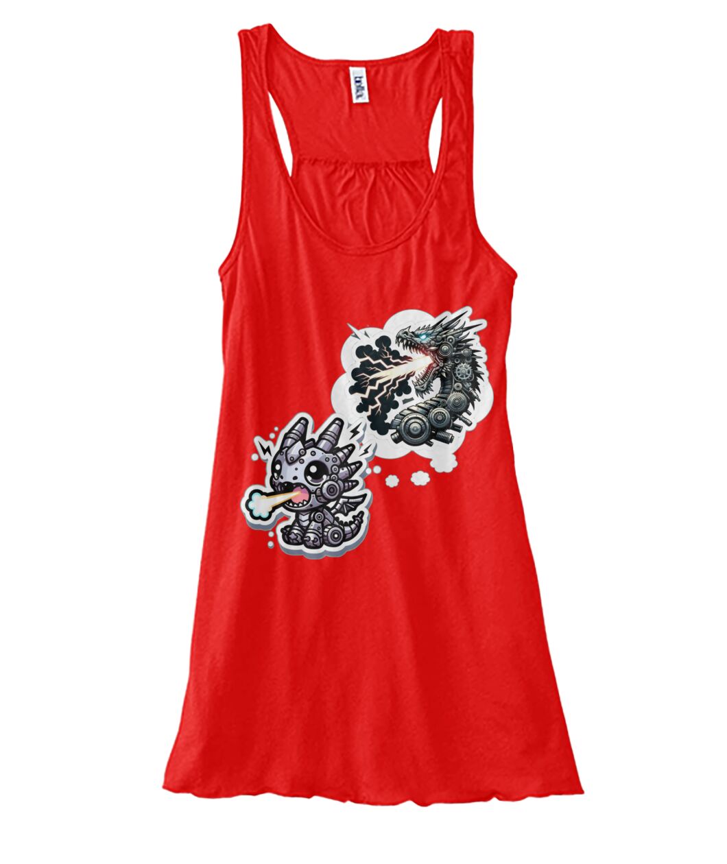 Mech Dragon (TankTop & More) Women's Flowy Tank