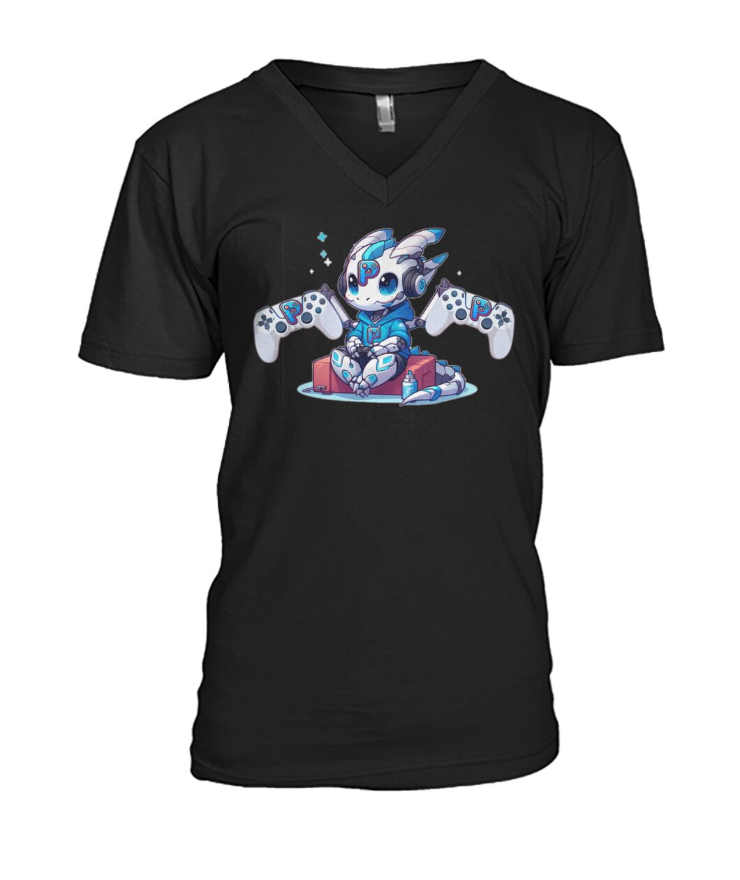 Console Dragons Blue (Hoodie & V Necks)