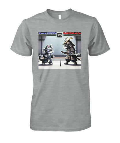 Karate vs Samurai Cat (T-Shirt & More)