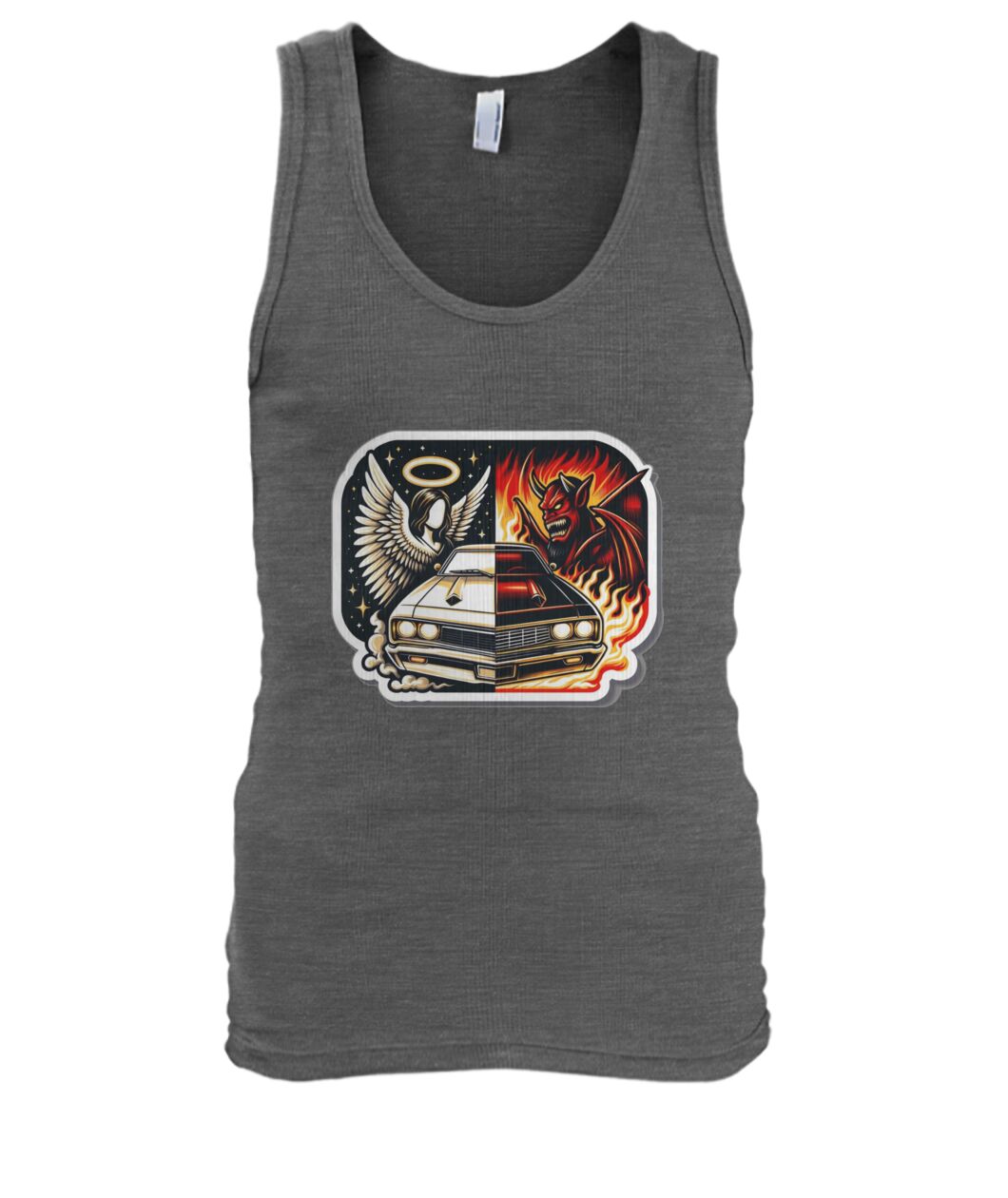 Angel Demon Car 1 (TankTop & More) Men's Tank Top