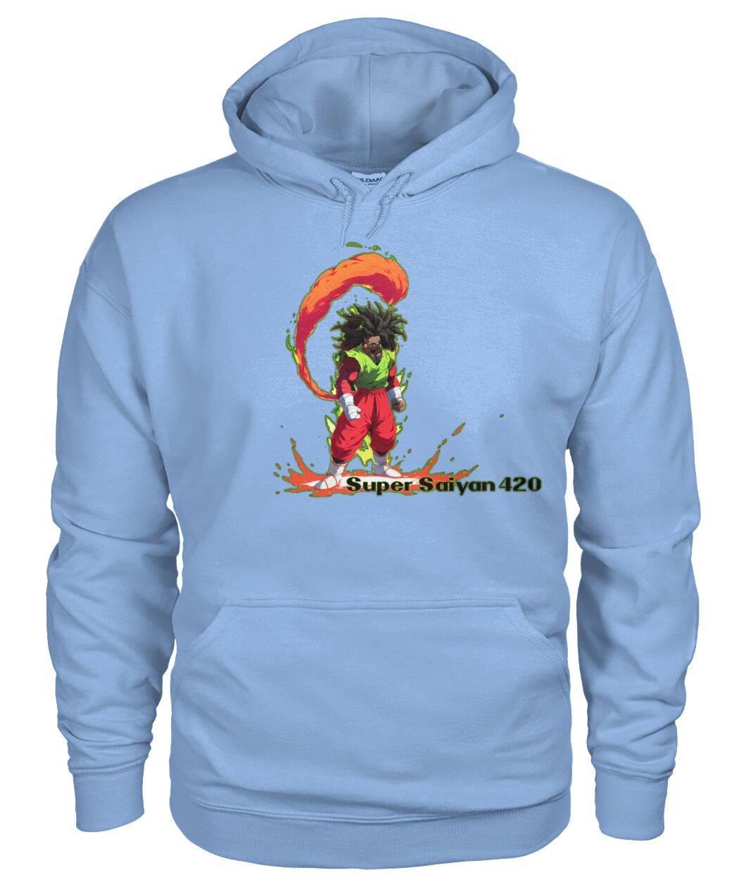 Super Saiyan 420 B (Hoodie & V Necks)