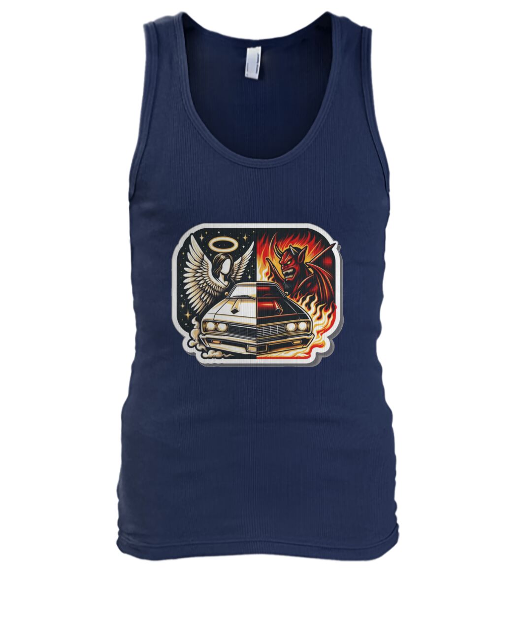 Angel Demon Car 1 (TankTop & More) Men's Tank Top