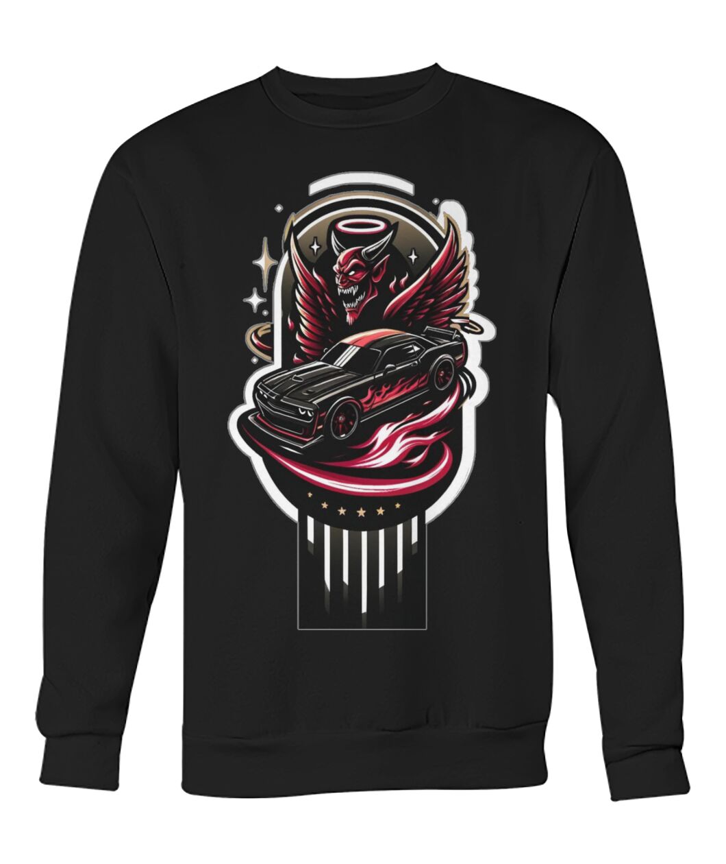 Demon Car 1 (Sweater & More) Crew Neck Sweatshirt