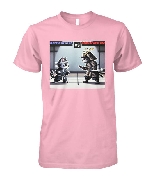 Karate vs Samurai Cat (T-Shirt & More)