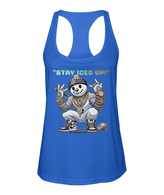 Stay Iced UP (TankTop & More) Women's Racerback Sport Tank